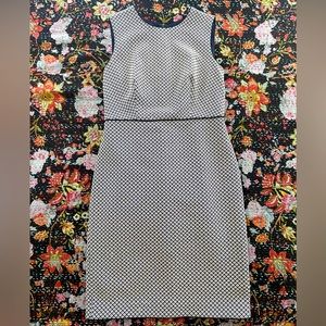 Ann Taylor Petite floral textile work dress